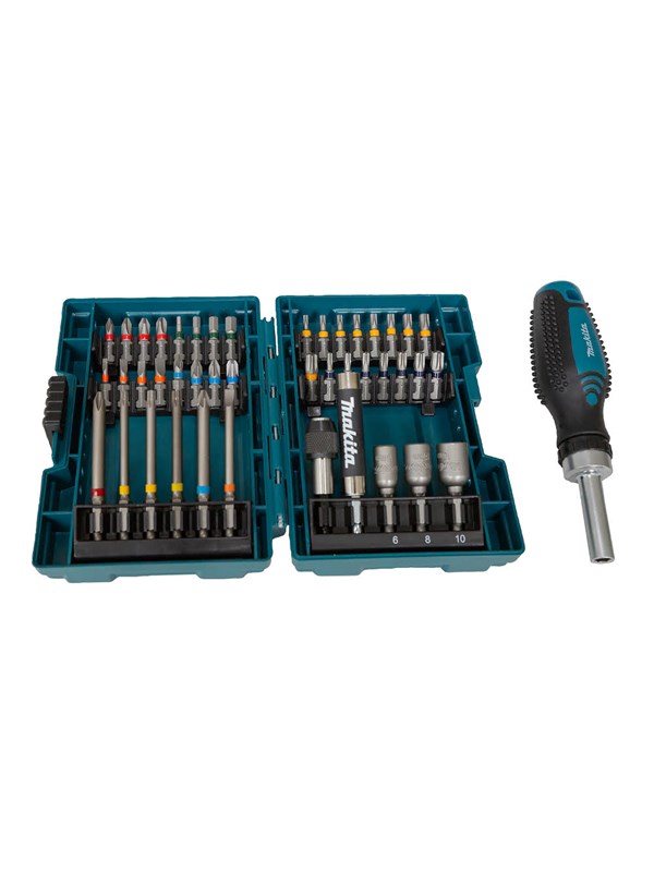 Coffret de cliquet et de tournevis 44 pièces - MAKITA E-25096