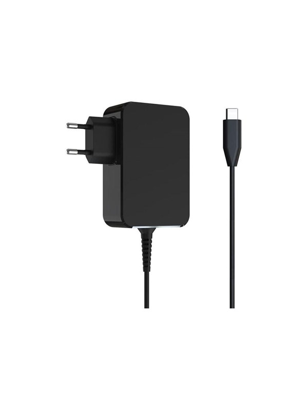 LC Power LC-NB-GAN-65-C - USB-C power adapter - Gallium Nitride (GaN) - 65 Watt
