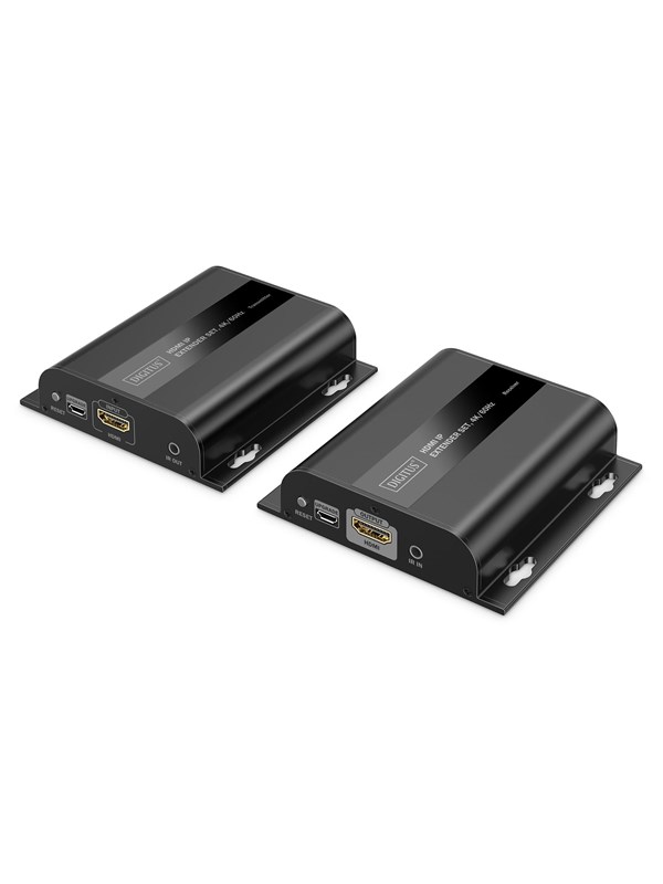 Digitus DS-55351 HDMI-extenderset HDMI, HDMI-ingang, USB, USB-A, USB-A 1.1, RJ45, Micro-USB Via netwerkkabel RJ45 200 m