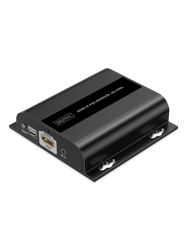 Digitus DS-55354 HDMI-ontvanger HDMI, HDMI-ingang, USB, USB-A, USB-A 1.1, RJ45, Micro-USB Via netwerkkabel RJ45 200 m