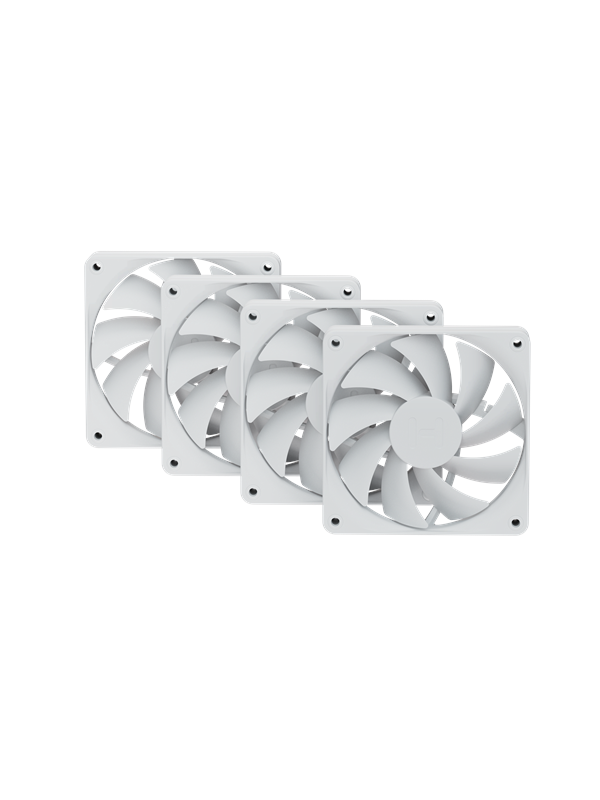 HYTE FA12 FAN (Snow White) - 4-pack - Case ventilator - 120mm - Wit - 28 dBA