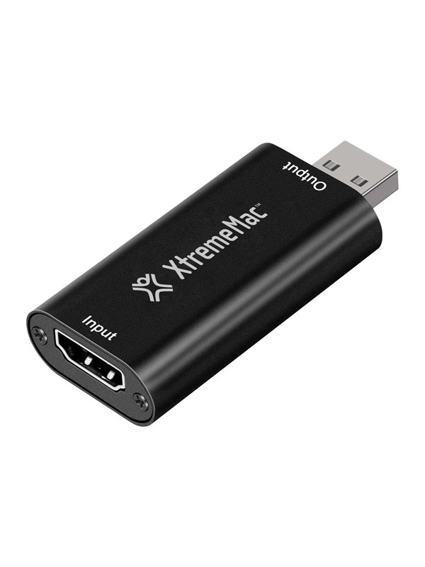 XtremeMac USB-A naar HDMI Adapter - 3840×2160 - 30 Hz - Zwart