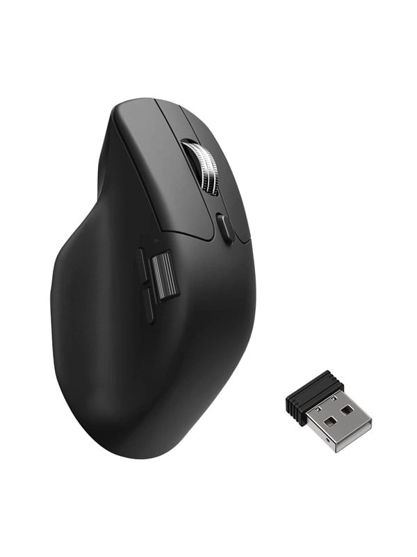 Keychron M6 Silent - Light 86g Wireless 8K - Ergonomische muis - Optisch - 6 knoppen - Zwart