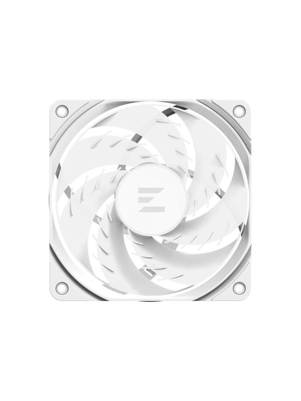 Zalman ZM-AF120R ARGB White Fan, 120mm Reverse Shark Fin Blades, 8x rubber anti vribration pads, 4 pin PWM