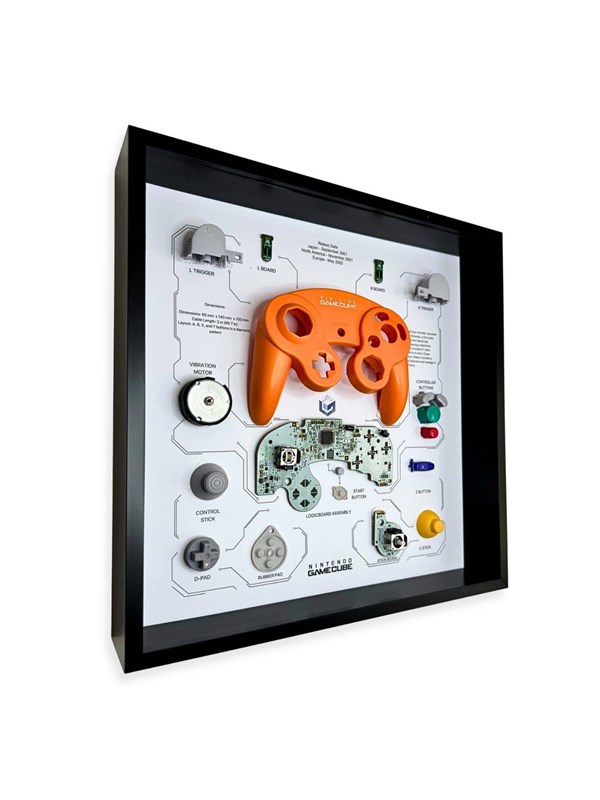 GRC - Retro Art Nintendo Gamecube Controller Display - Afbeelding