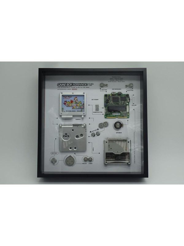 GRC - Retro Art Nintendo Gameboy SP Console Display - Afbeelding