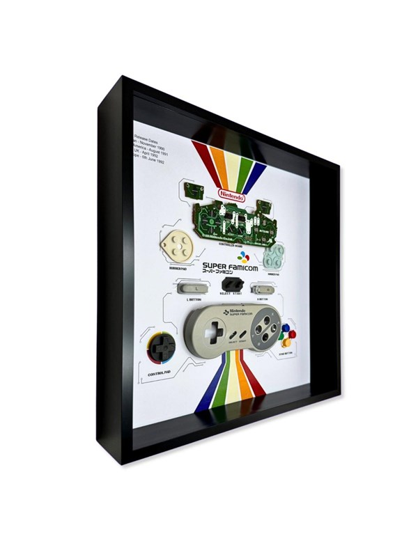 GRC - Retro Art Nintendo SNES Super Famicom Controller Display - Afbeelding
