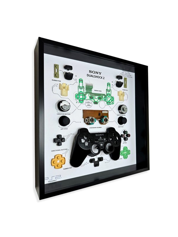 GRC - Retro Art Sony PS2 Dual Shock 2 Controller Display - Afbeelding