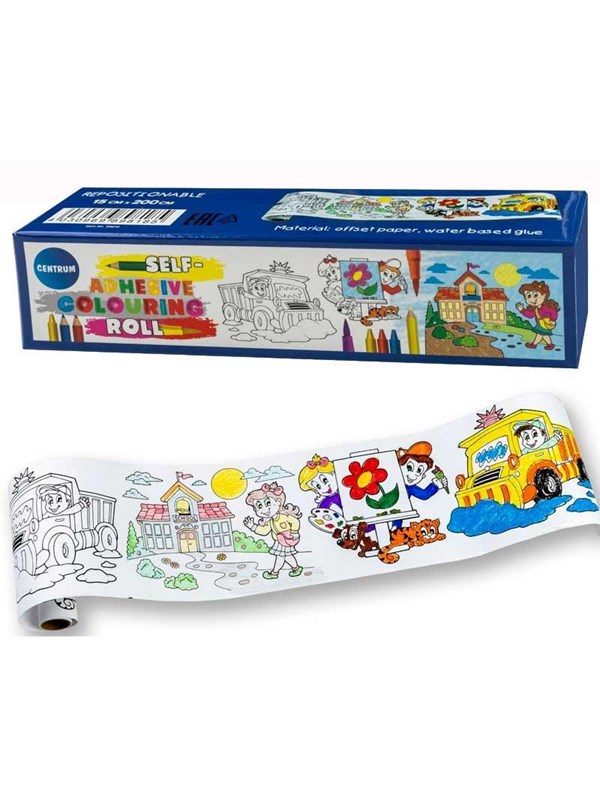 CENTRUM Coloring book on roll self-adhesive 15*200cm