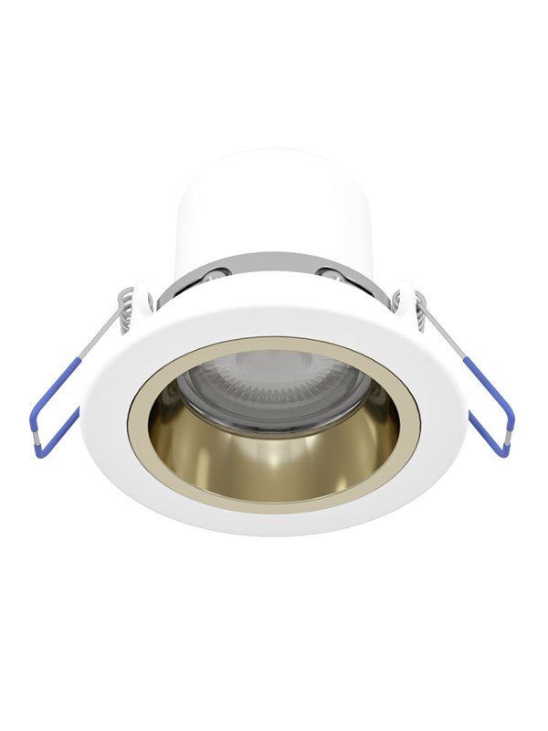 EGLO YEBRA-Z MATTER recessed spot Ø87 RGB/CCT 490lm white/gold