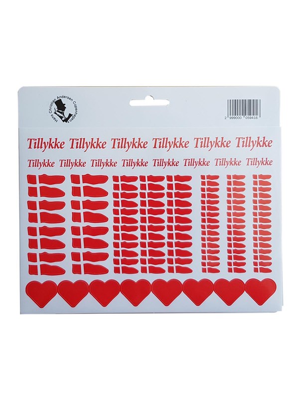 SCANSEASON Stickers A5 144 ass flags hearts and more.