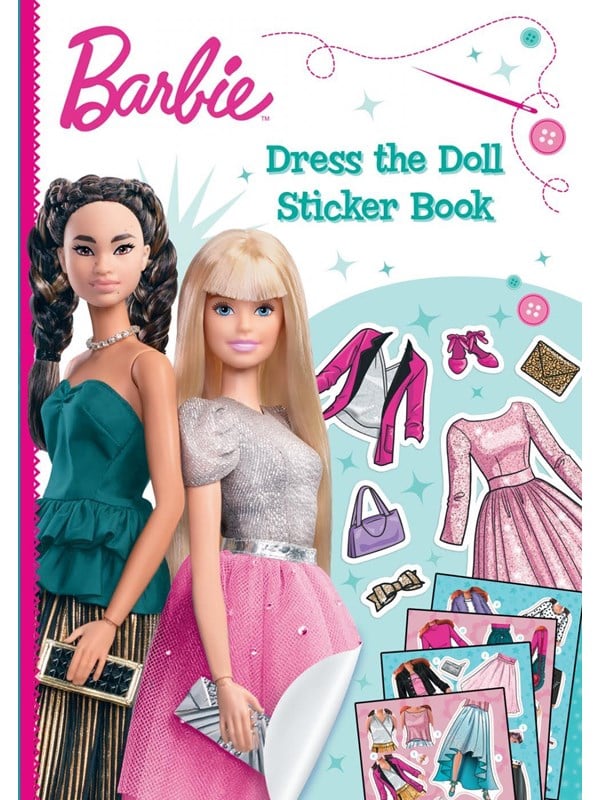 Alligator BARBIE Dress the Doll Sticker Book