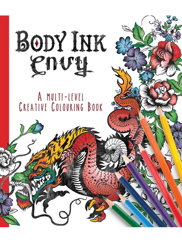 Alligator Mandala coloring book BODY INK ENVY