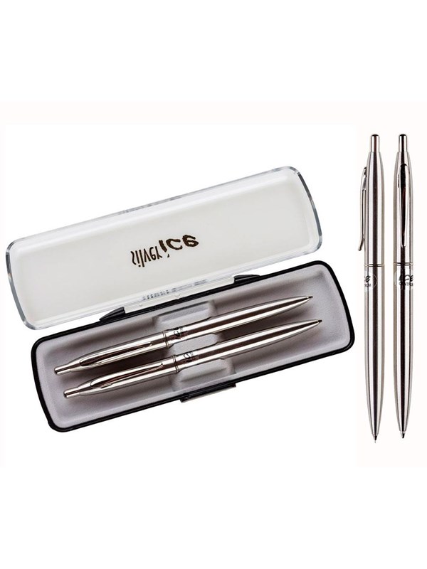 CENTRUM Ballpoint pen/pencil steel. In gift box