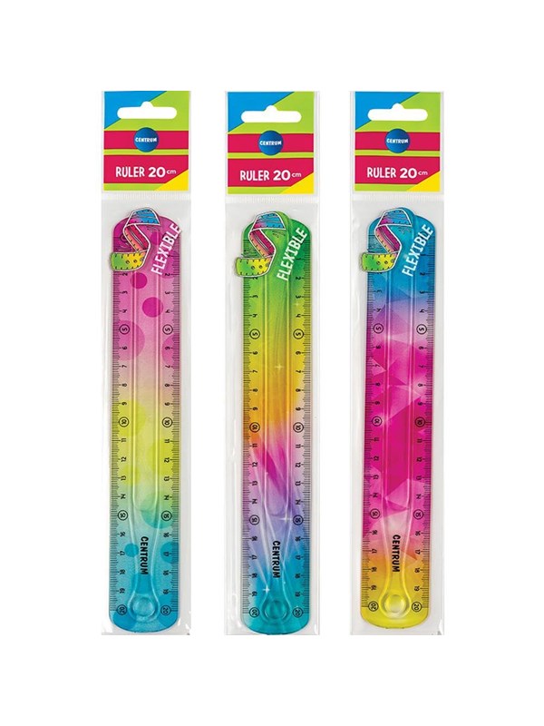 Hobby Mate Ruler FLEXI DECO 20 cm.