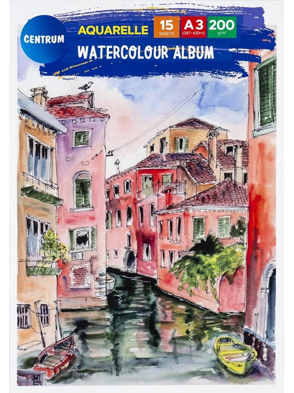 CENTRUM Watercolor pad A3. 200g. 15 sheets.