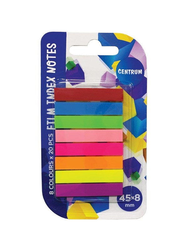 CENTRUM StickNotes 8 colors 45*8mm ass