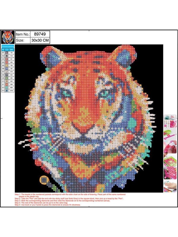 CENTRUM Diamond Painting 30*30cm. TIGER