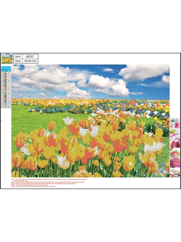 CENTRUM Diamond Painting 30*40cm. Tulip field
