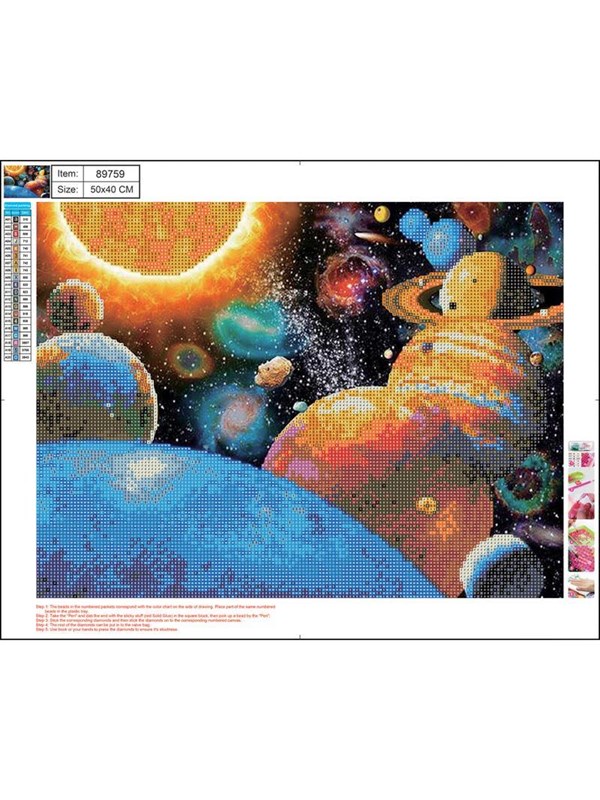 CENTRUM Diamond Painting 40*50cm. SPACE THEME
