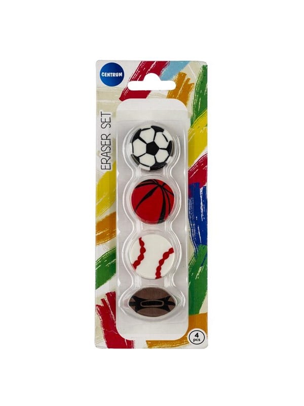 CENTRUM Eraser balls 4 pcs. on blister card.