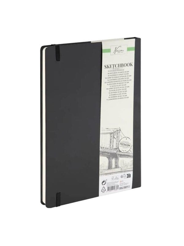 Creative Craft Group Sketchbook 9*14cm. 120 pages. 130g. Black