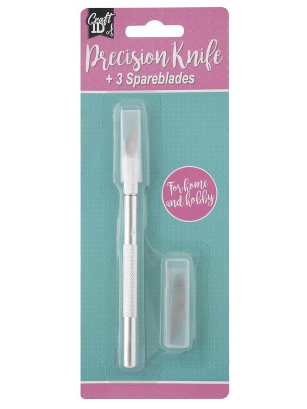 Creative Craft Group Scalpel/hobby knife with 3 blades blister card