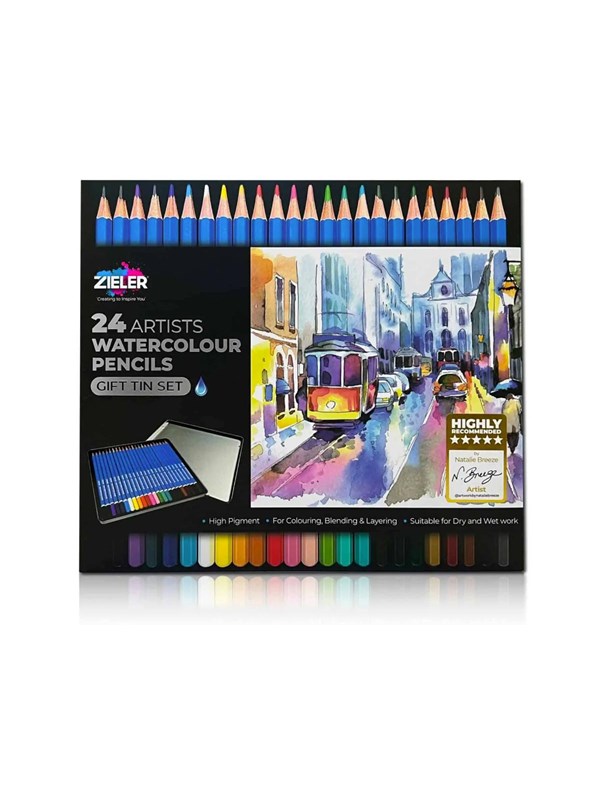 Zieler Watercolor pencils 24 pcs. in box