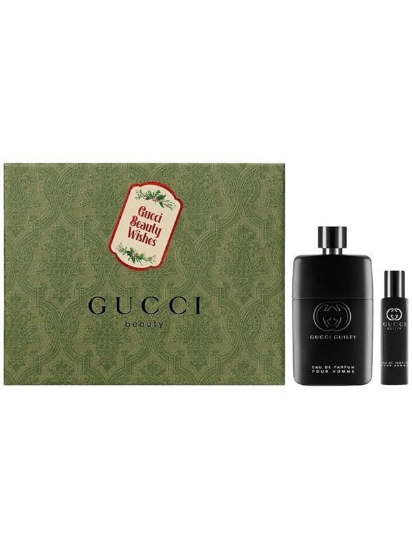 Gucci Guilty Pour Homme 3.0 oz EDP Spray Mens Cologne 0.5 oz EDP Spray Set