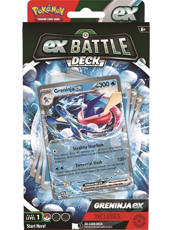 Pokemon TCG ex Battle Deck Greninja ex/Kangaskhan ex - assorted