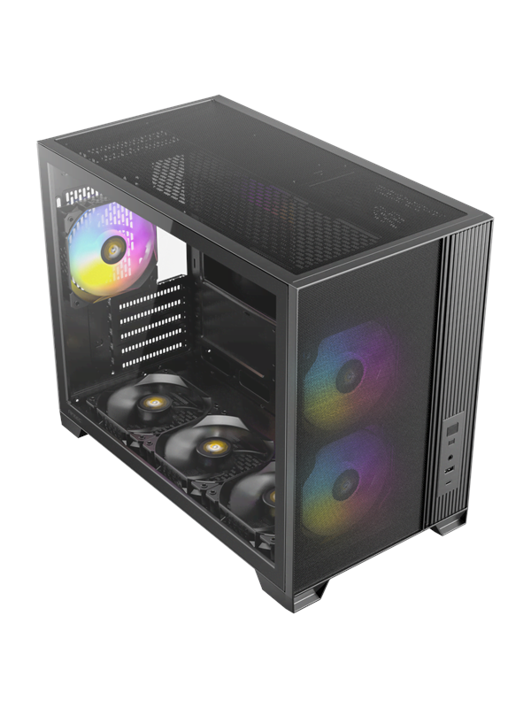 Antec FLUX M - Case - Minitower - Zwart
