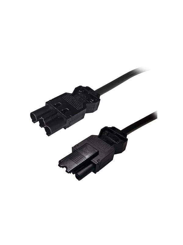 Deltaco - power extension cable - GST18i3 to GST18i3 - 1 m