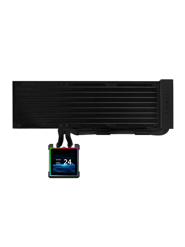 Lian Li Hydroshift II LCD-S 360N fanless - CPU waterkoeling - Max 28 dBA