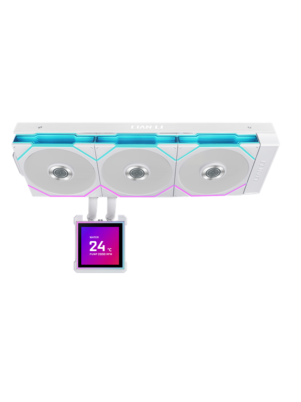 Lian Li Hydroshift II LCD-S 360TL Wireless - CPU waterkoeling - Maximaal 33 dBA