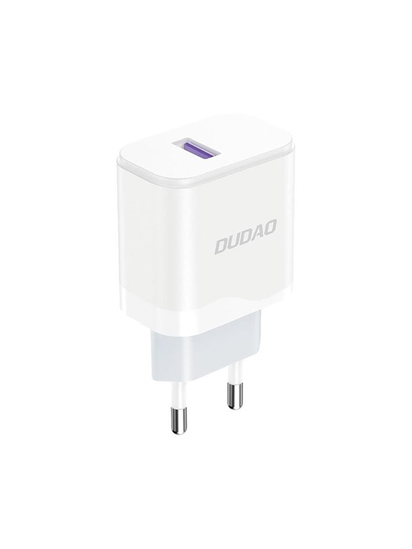 Dudao A20EU USB-A 18W network charger - white