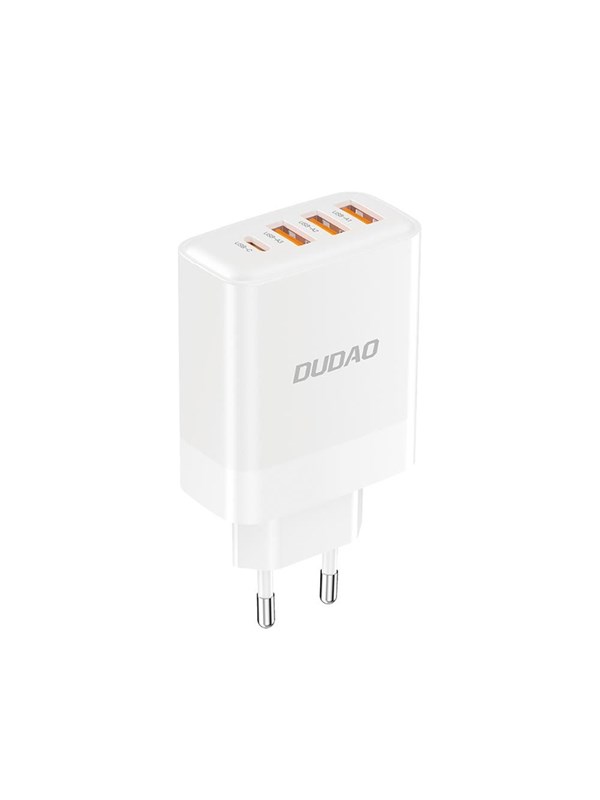 Dudao A5HEU wall charger 3x USB-A 1x USB-C PD20W - white