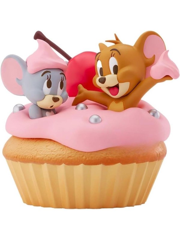 Banpresto - Tom & Jerry Big Soft Vinyl Jerry & Tuffy Sweet Cupcake Figure (11cm) - Figuur