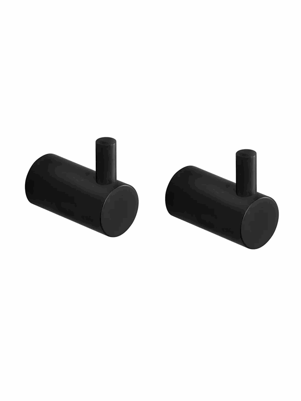 Pressalit towel hook pin matte black