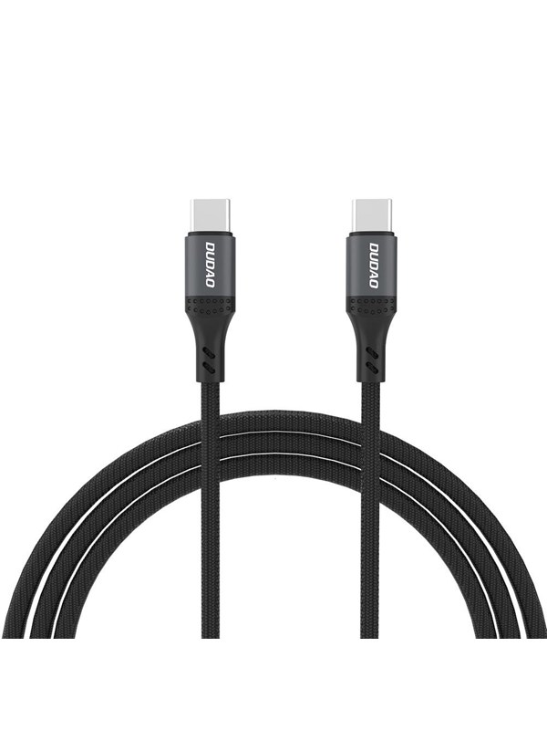 Dudao L3CC USB-C - USB-C 60W 1.2m Braided Cable - Black