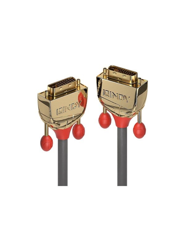 Lindy Gold - DVI cable - DVI-D to DVI-D - 2 m