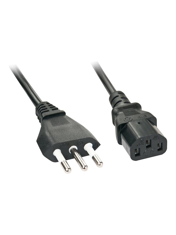 Lindy - power cable - CEI 23-50 to power IEC 60320 C13 - 2 m