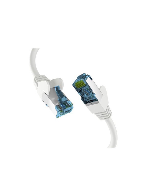 M-CAB EFB-Elektronik patch cable - 20 m - white - Wit - 20m