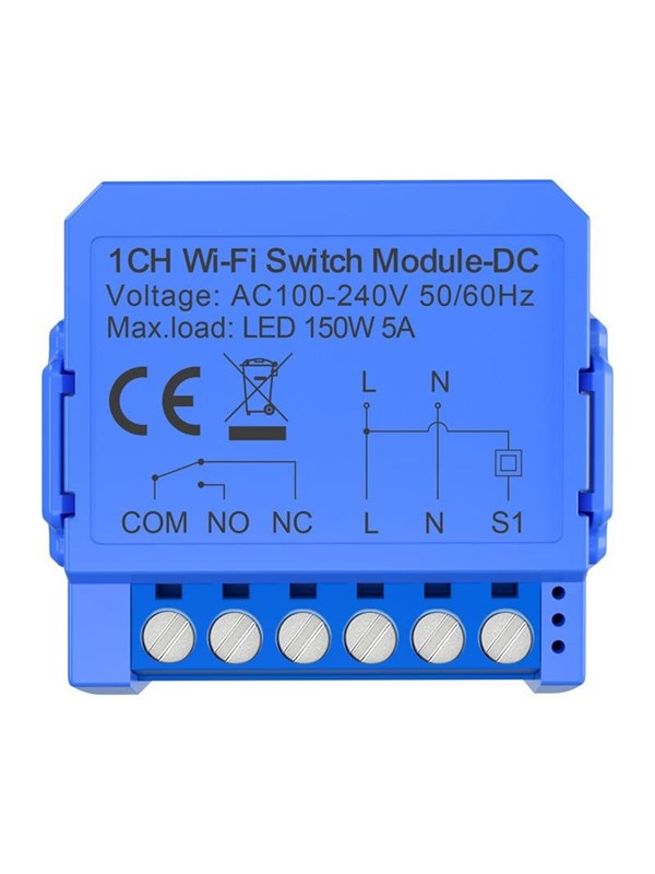 Avatto WiFi Switch 1CH Dry Contact - WSM16-DC32V-1