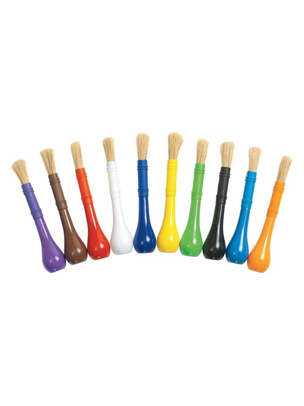 Colorations - Easy-Grip Paint Brushes 10 pcs.