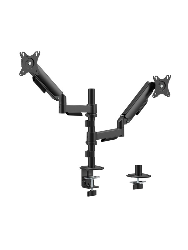 Gembird Monitor Arm - Adjustable arm 2-display 17"-32"