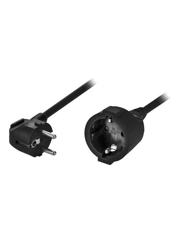 Deltaco DEL-112E - power extension cable - power CEE 7/7 to CEE 7/4 - 10 m