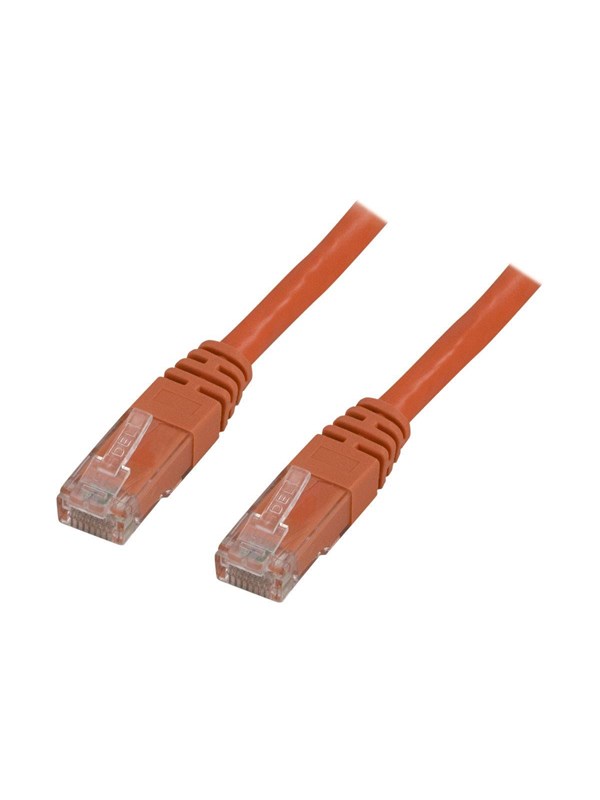 Deltaco TP-607-OR - patch cable - 75 cm - orange - Oranje - 0.7m