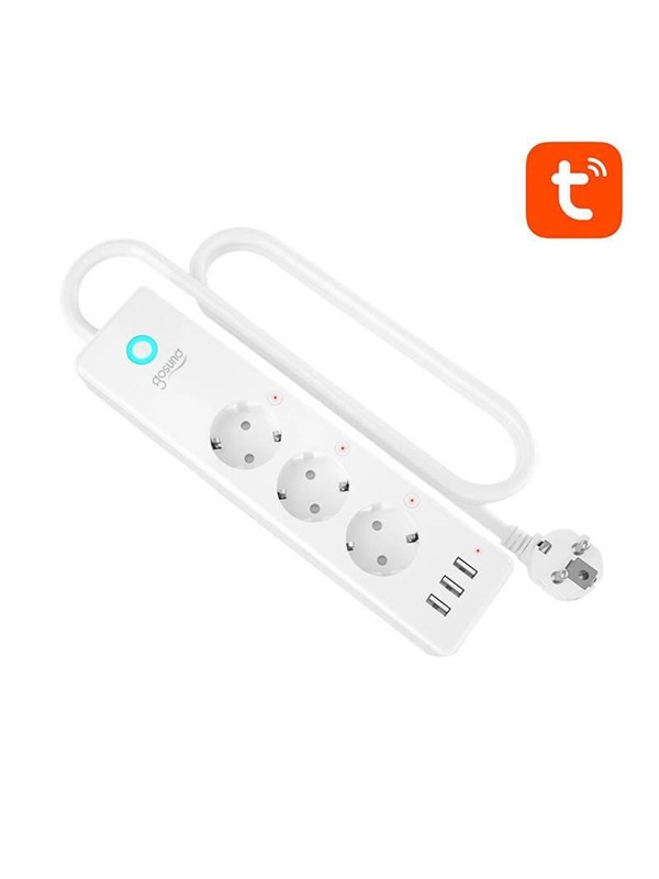 Gosund Smart Stroomstroomstroomstroom Voor Smart Home Tuya 3X Ac Schuko