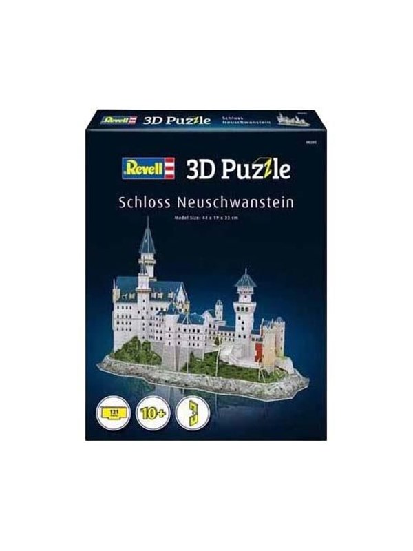 Revell 3D Puzzle Construction Kit Neuschwanstein Castle - 121dlg. 3D Puzzels