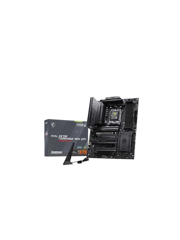 MSI MAG X870E TOMAHAWK MAX WIFI Moederbord - AMD X870E - AMD AM5 - DDR5 RAM - ATX